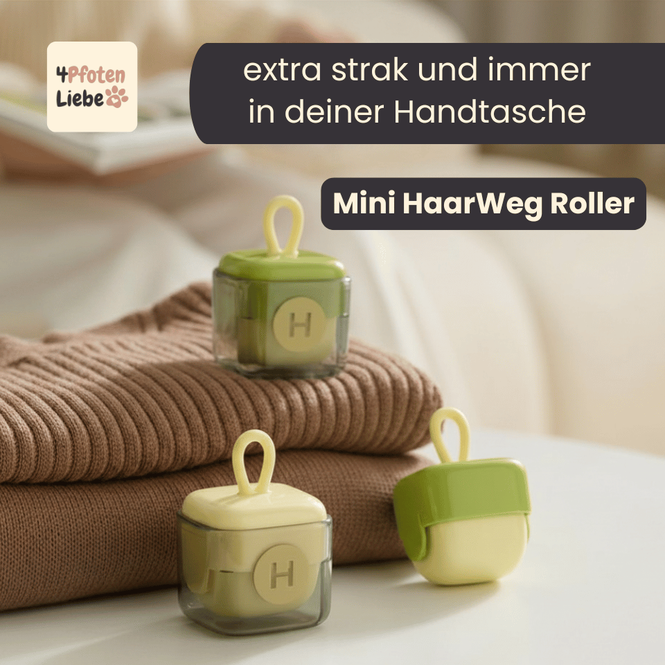 Mini HaarWeg Roller für die Handtasche 4Pfotenliebe 