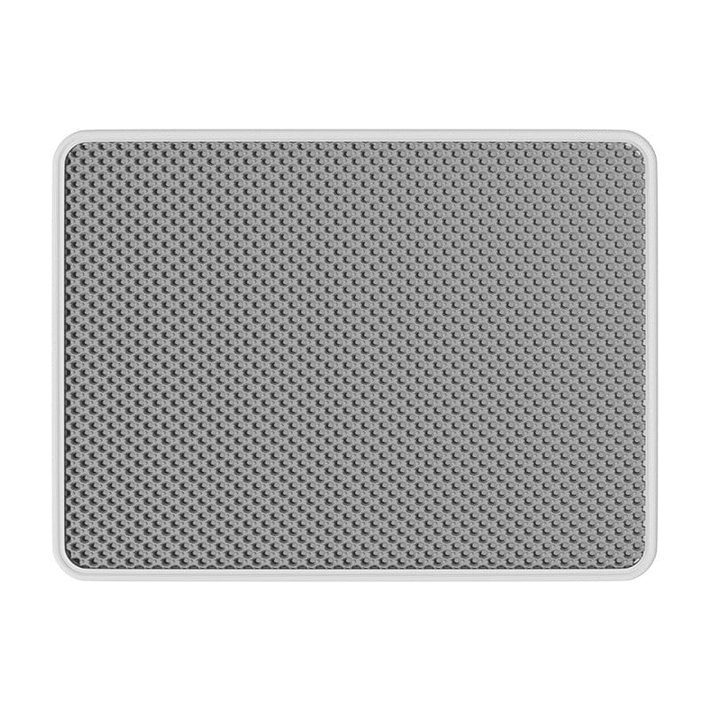 4Pfotenliebe Shop Katze 30x30cm / Grau 4Pfotenliebe SauberMatte - Nie wieder Katzenstreu im ganzen Zuhause