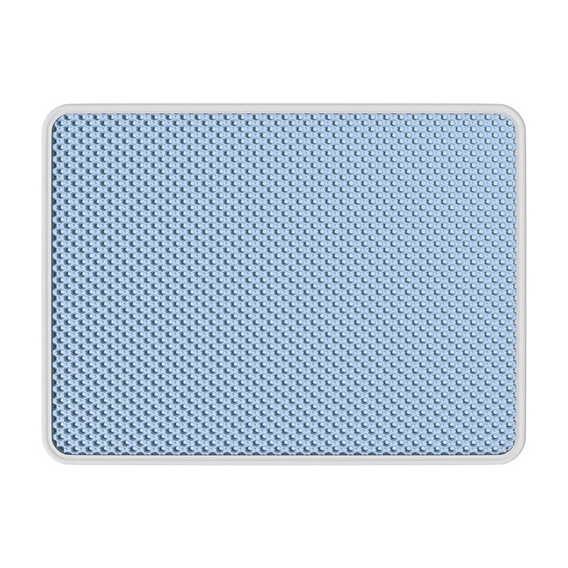 4Pfotenliebe Shop Katze 30x30cm / Hellblau 4Pfotenliebe SauberMatte - Nie wieder Katzenstreu im ganzen Zuhause