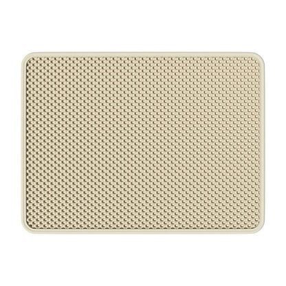 4Pfotenliebe Shop Katze 30x30cm / Khaki 4Pfotenliebe SauberMatte - Nie wieder Katzenstreu im ganzen Zuhause