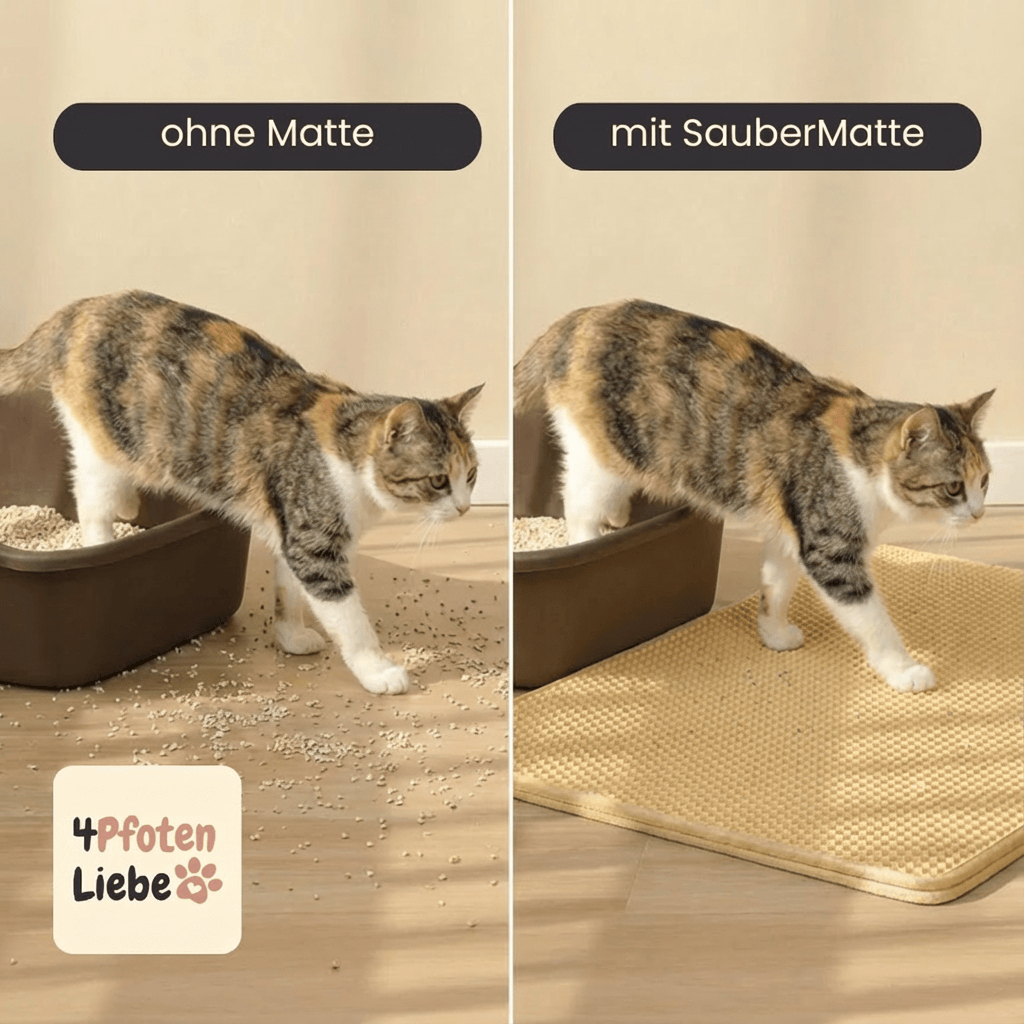 4Pfotenliebe Shop Katze 4Pfotenliebe SauberMatte - Nie wieder Katzenstreu im ganzen Zuhause