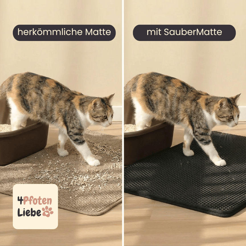 4Pfotenliebe Shop Katze 4Pfotenliebe SauberMatte - Nie wieder Katzenstreu im ganzen Zuhause