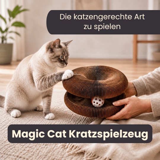 Magic Cat – das Kratzpielzeug, das Katzen lieben und Möbel bleiben heil 4Pfotenliebe Shop 