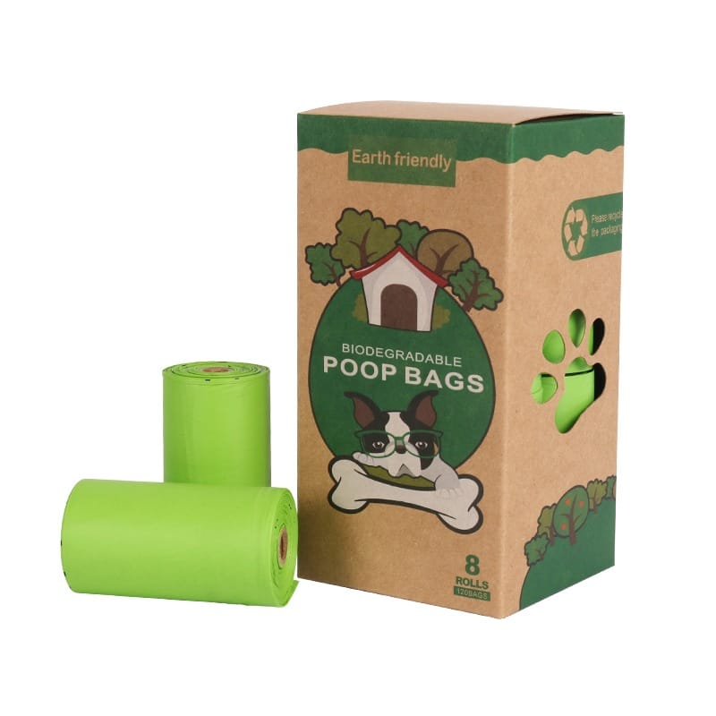 Amazon cross-border pet waste bags corn starch biodegradable PLA compostable dog poop bags poop bags 4Pfotenliebe 