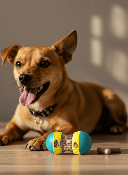 Mein Shop Hunde BrainBite – Intelligentes Futterball-Spielzeug für Hunde