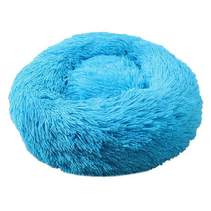 4Pfotenliebe Shop blau / S 40CM DreamPaw – Flauschiges Katzen- & Hundebett für sicheren, warmen Schlaf