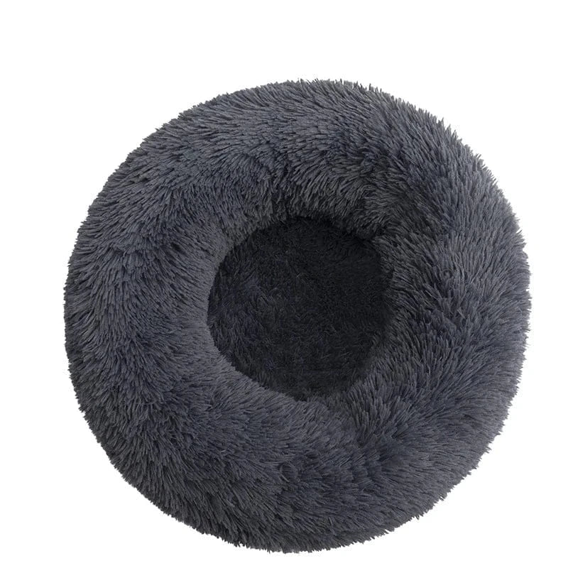 4Pfotenliebe Shop dunkelgrau / S 40CM DreamPaw – Flauschiges Katzen- & Hundebett für sicheren, warmen Schlaf