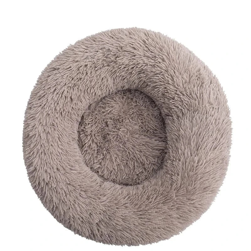 4Pfotenliebe Shop hellbraun / S 40CM DreamPaw – Flauschiges Katzen- & Hundebett für sicheren, warmen Schlaf