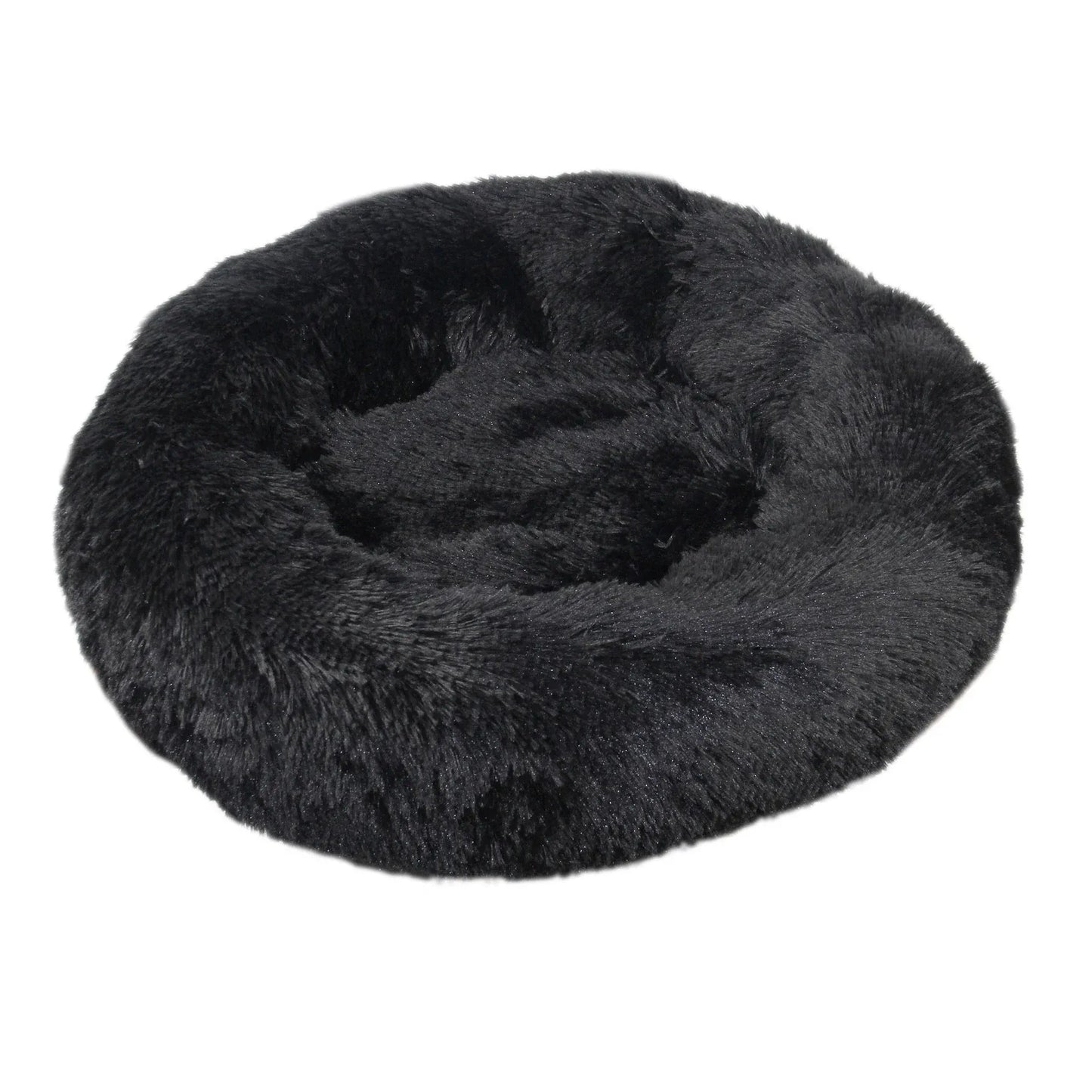 4Pfotenliebe Shop schwarz / S 40CM DreamPaw – Flauschiges Katzen- & Hundebett für sicheren, warmen Schlaf