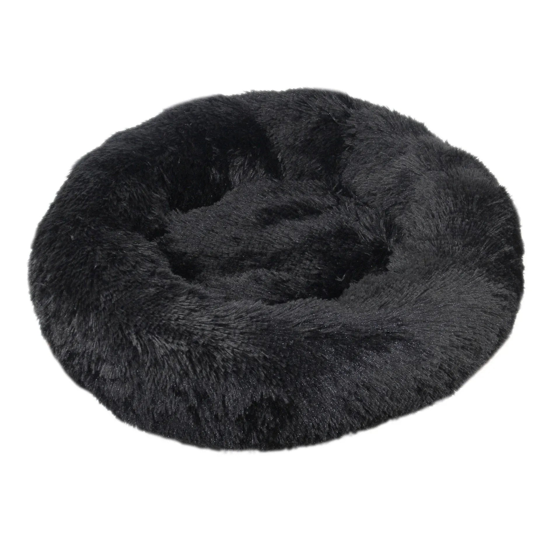 4Pfotenliebe Shop schwarz / S 40CM DreamPaw – Flauschiges Katzen- & Hundebett für sicheren, warmen Schlaf