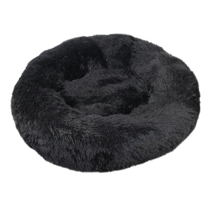 4Pfotenliebe Shop schwarz / S 40CM DreamPaw – Flauschiges Katzen- & Hundebett für sicheren, warmen Schlaf