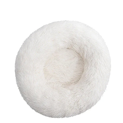 4Pfotenliebe Shop weiß / S 40CM DreamPaw – Flauschiges Katzen- & Hundebett für sicheren, warmen Schlaf