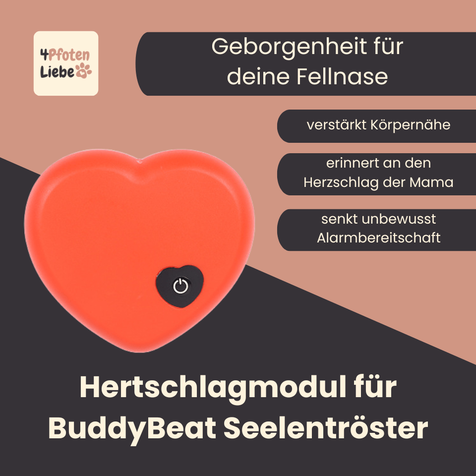4Pfotenliebe Herzschlagmodul Herzschlagmodul für BuddyBeat Seelentröster