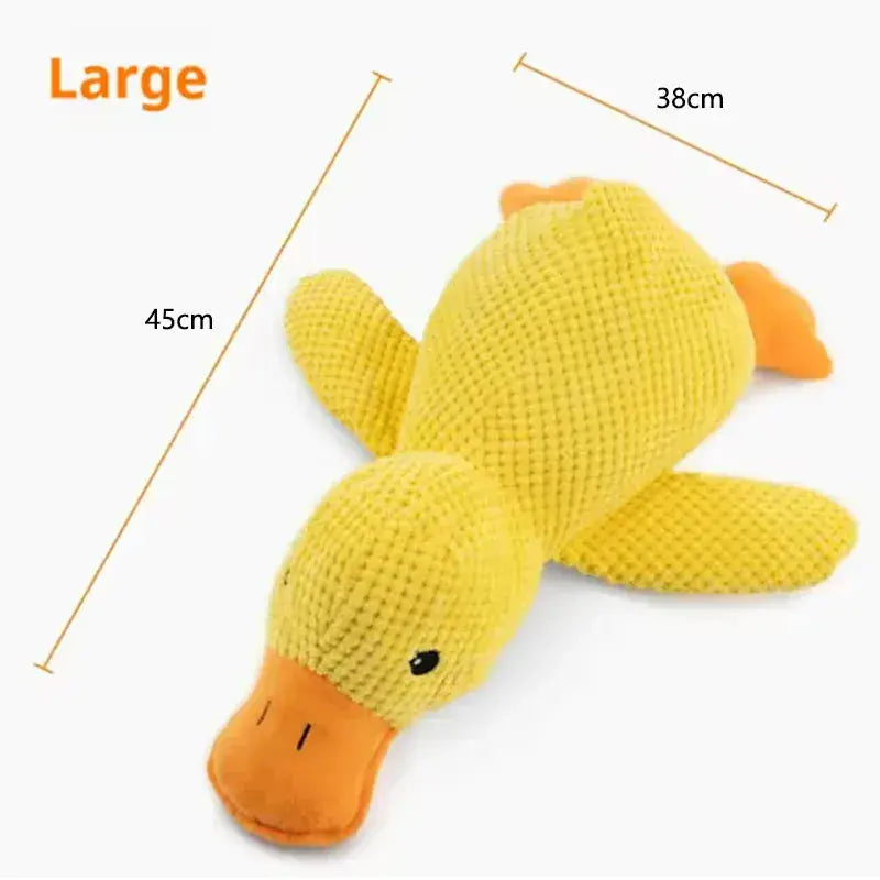 4Pfotenliebe Shop große Ente HugMe Duck - interaktives Kuscheltier & Spielzeug in einem