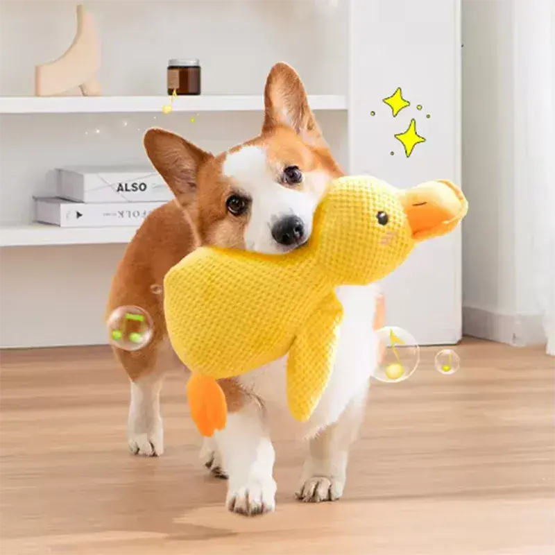 4Pfotenliebe Shop HugMe Duck - interaktives Kuscheltier & Spielzeug in einem