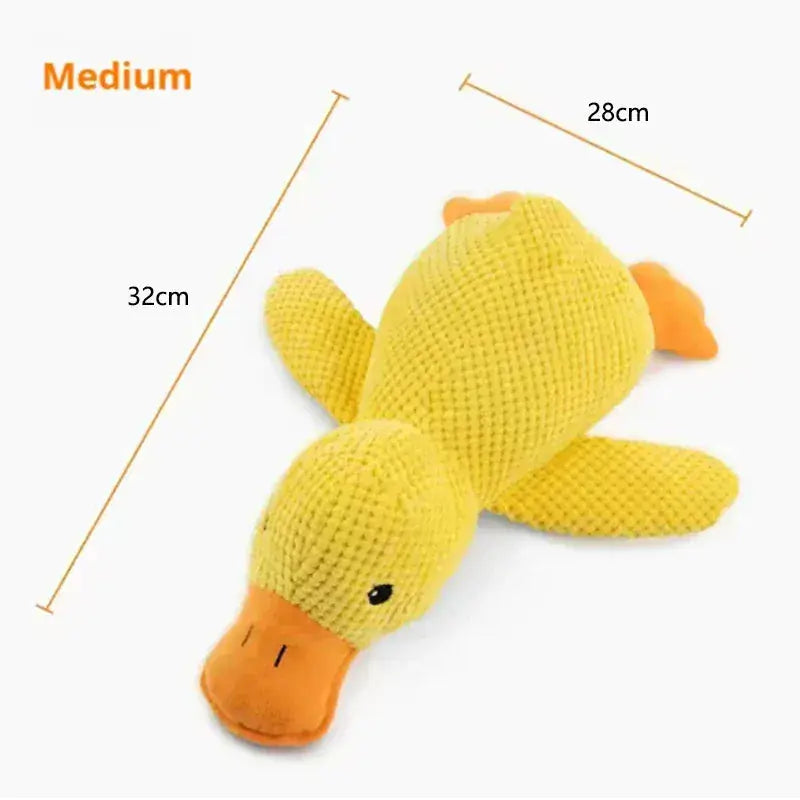 4Pfotenliebe Shop mittlere Ente HugMe Duck - interaktives Kuscheltier & Spielzeug in einem